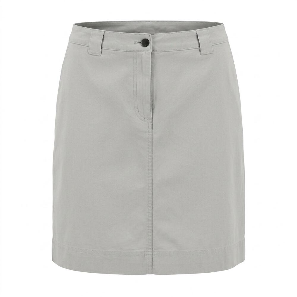 Ann Taylor Loft Gray Pocket Cargo Skirt Back Flap Pockets Women Size 4